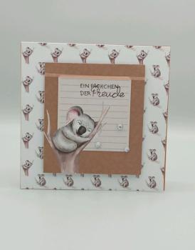 Handgemachte Koala-Grußkarte